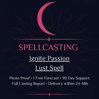 Ignite Passion Lust Spell