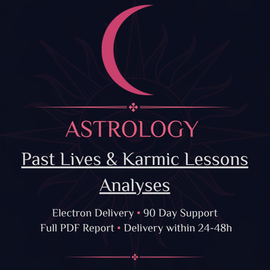 Past Lives & Karmic Lessons Analyses
